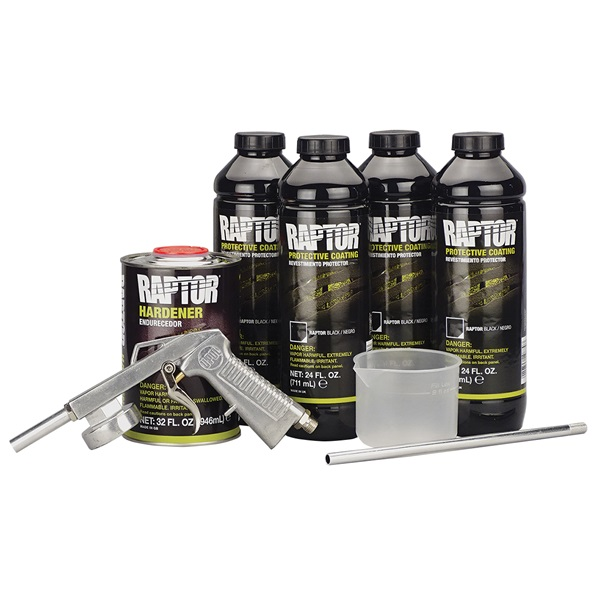 U Pol Raptor Black Urethane Spray On Truck Bed Liner