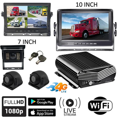 Falcon 4-Camera 1080P Trucker Dash System