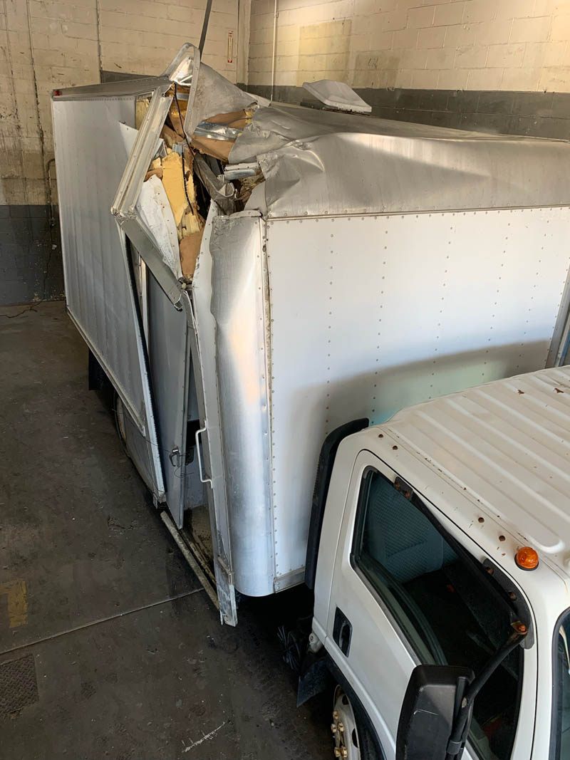 Box Truck Roof Leak Repair