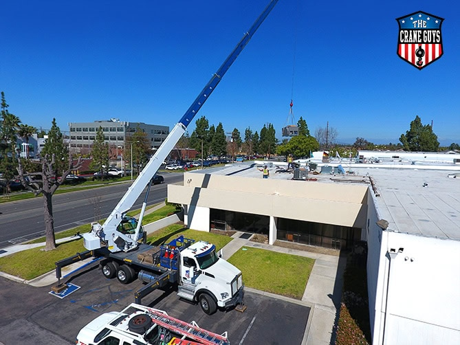 Boom Truck With Man Basket