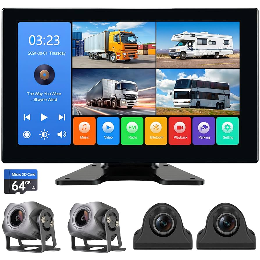 Truck 4 Way Camera System
