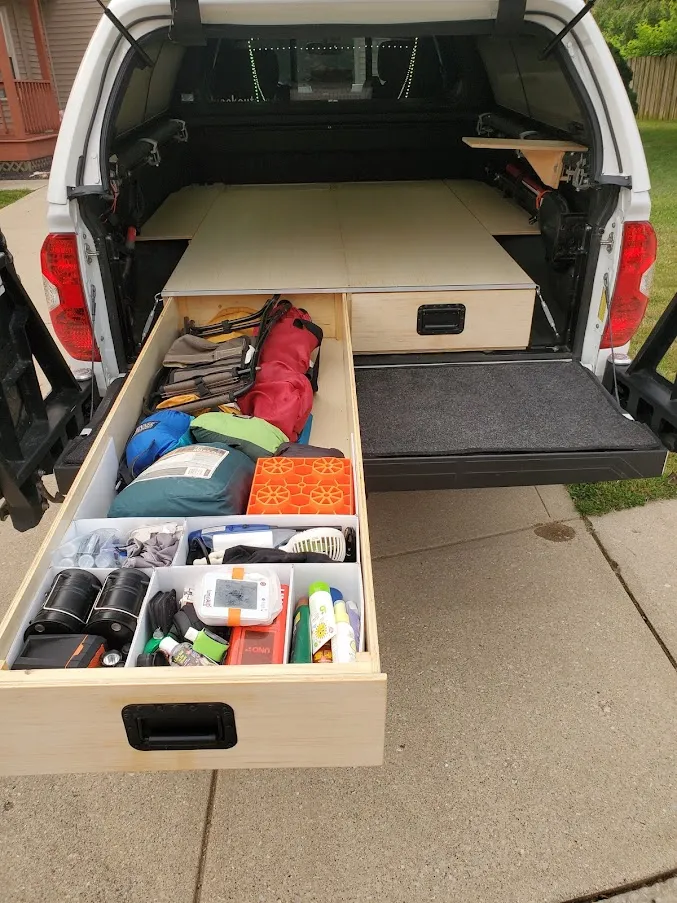 Truck Bed Platform With Drawers