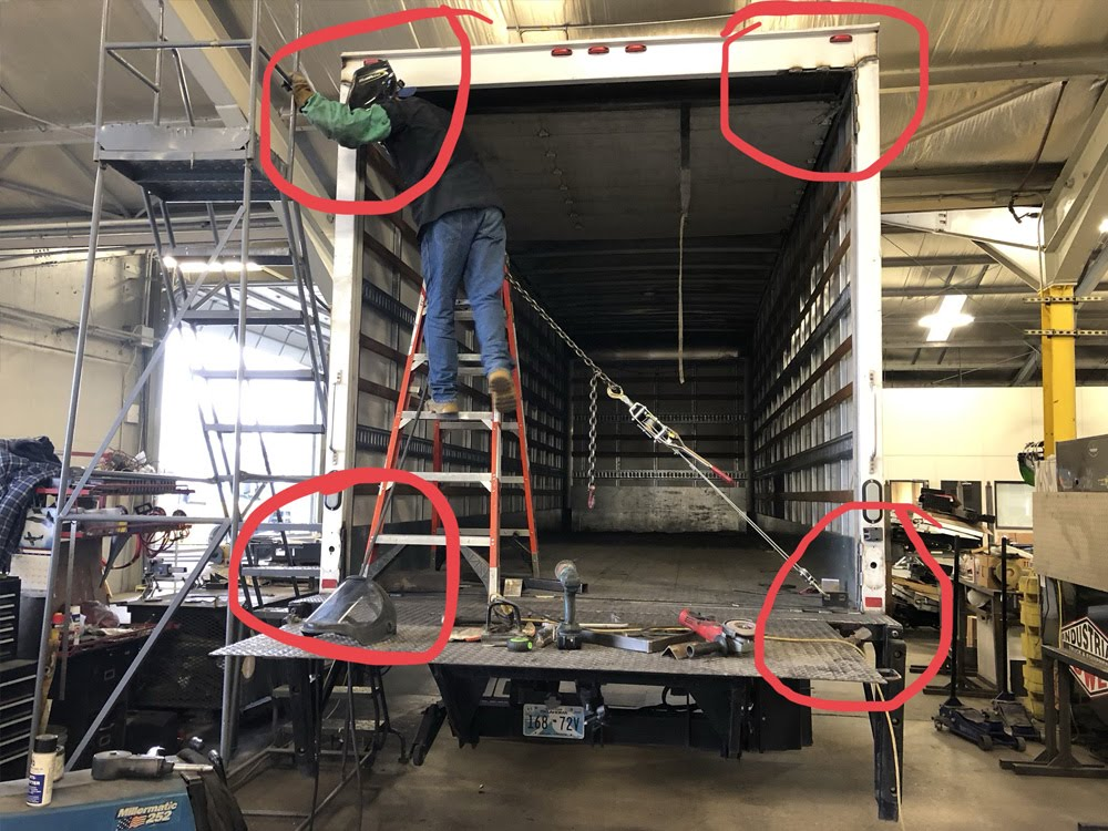 Box Truck Roll Up Door Repair